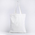 Blank plain black and white recyclable shopping bag